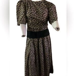Handmade 🤩1980's Totally 80s  vintage bohemian Dress.
